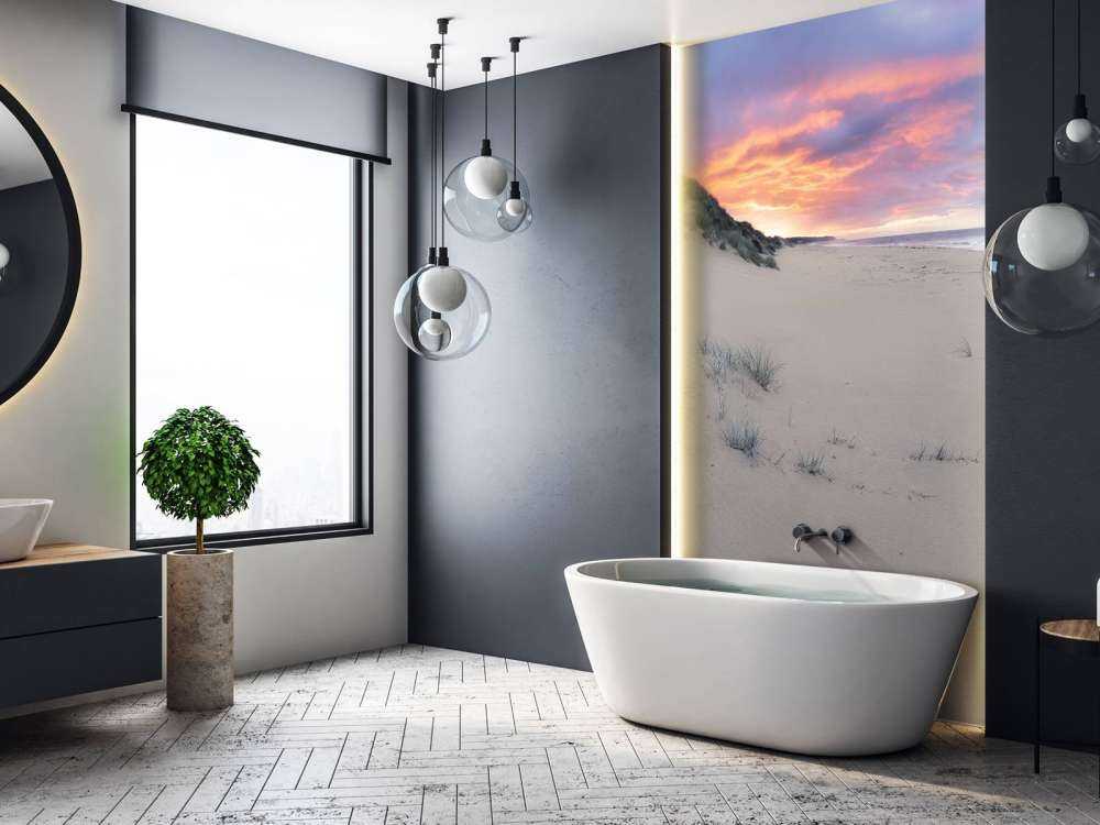 Solopgang over sandklitter