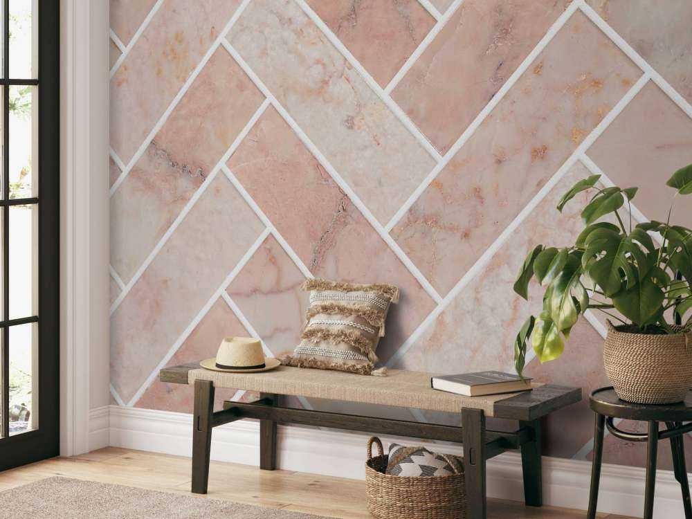 Pink marmor sildeben