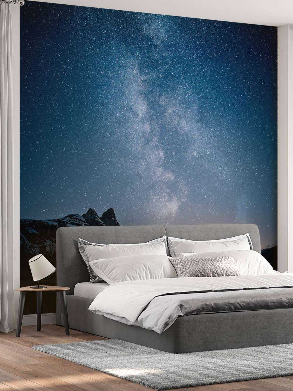 Stjärnklar himmel i Alaska