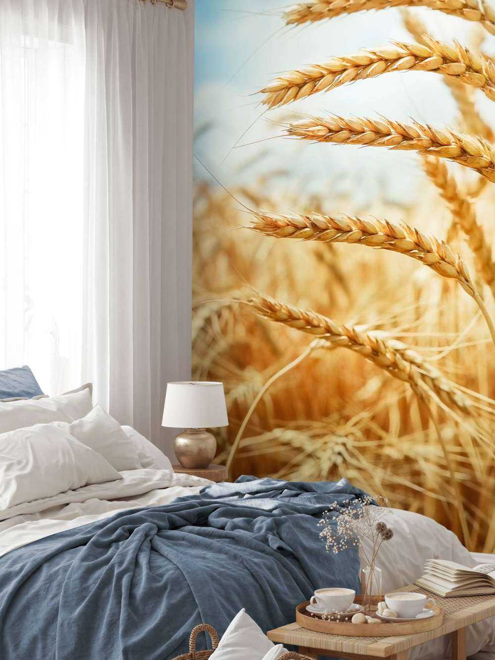 Slut upp av en spannmålsväxt