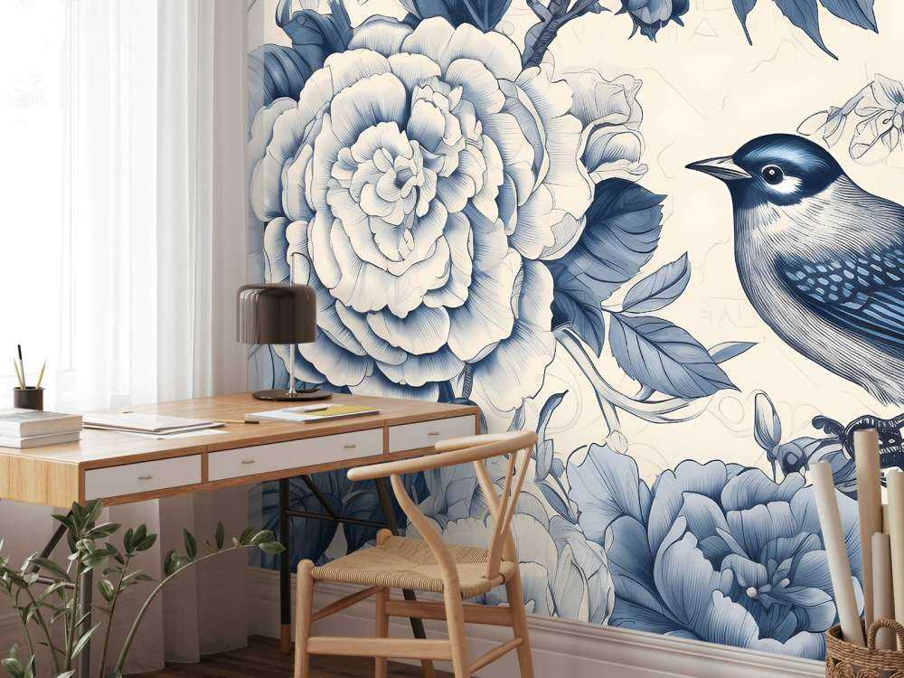 Floral Serenitet Prydnad