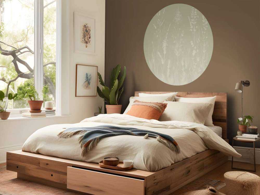 Lavendel Glänta Sömlös Salvia Grön