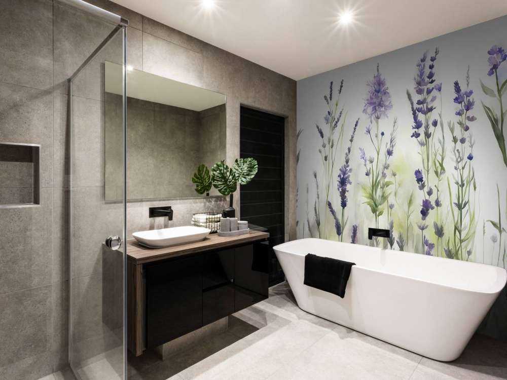 Lavendel Glänta Sömlös Dämpad Lila