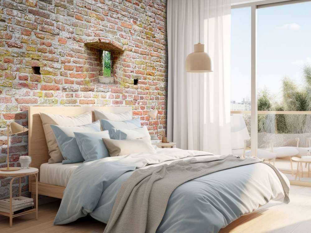 Stadsmur med sikt igenom