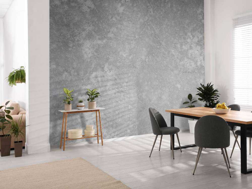 Mörk borstad betong