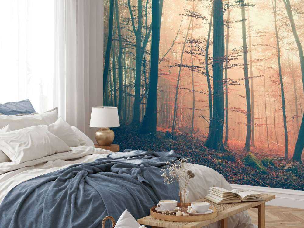 Vintage färger skog