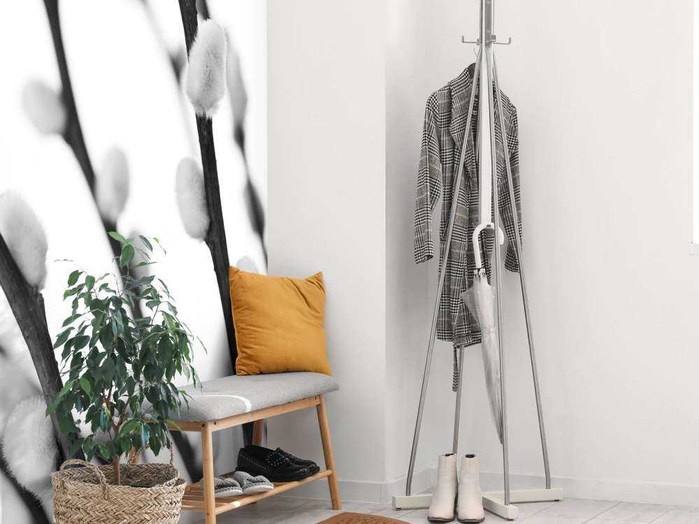 Skogspil i svart och vitt