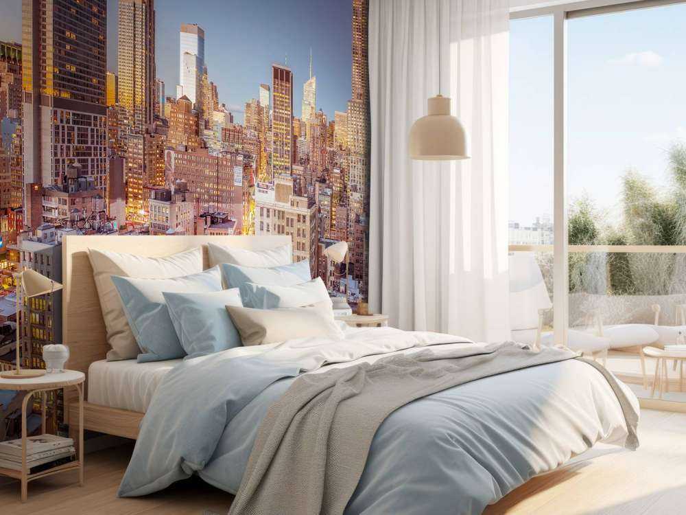 New York på kvällen