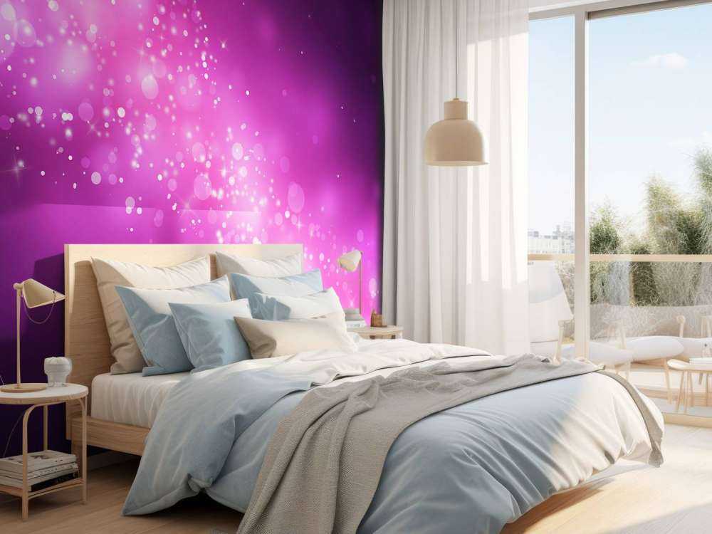 Lyserød glitter glimmer