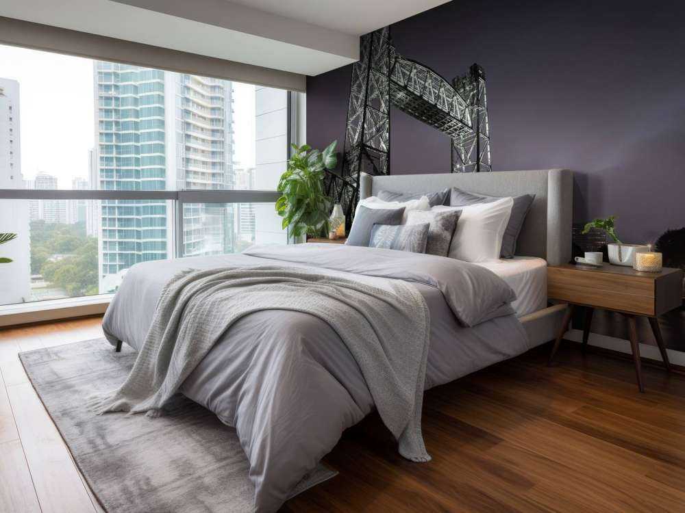 Den tidligere jernbanebro De Hef i Rotterdam i farver 