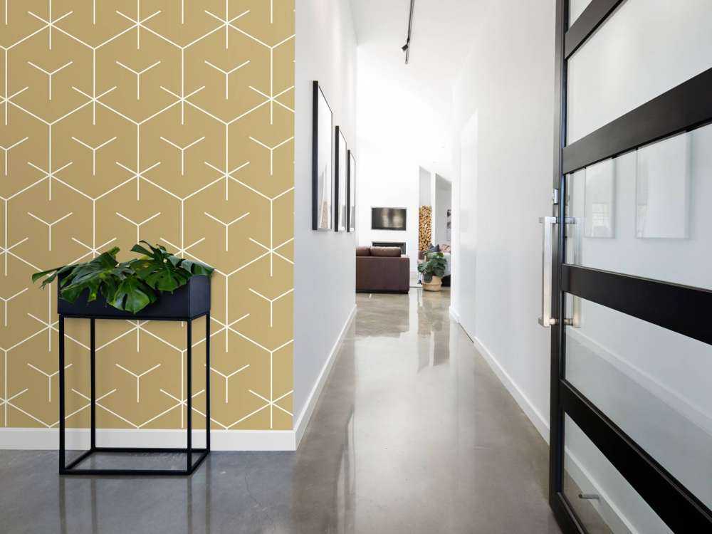 Geometriske sekskanter, guld