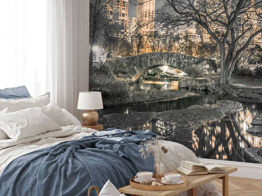 Central park om aftenen