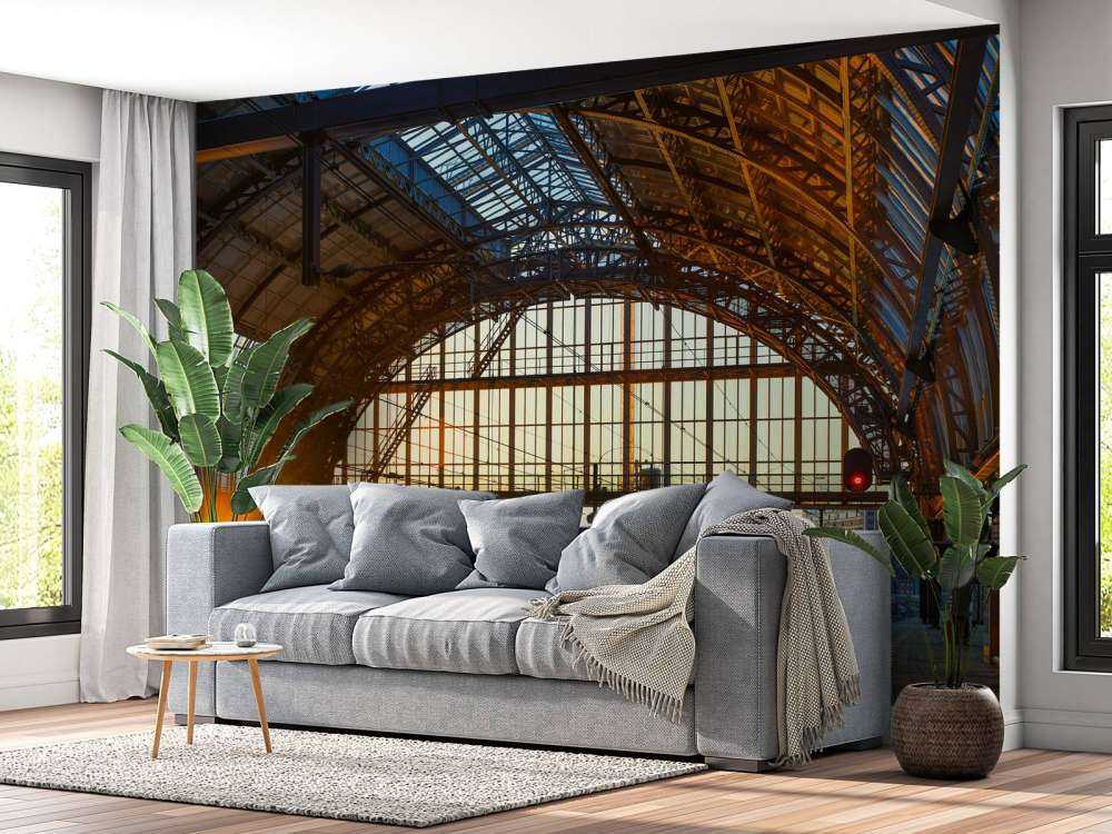 Solopgang på stationen