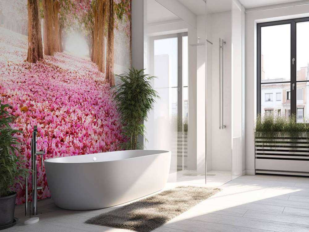 fototapet blomstre