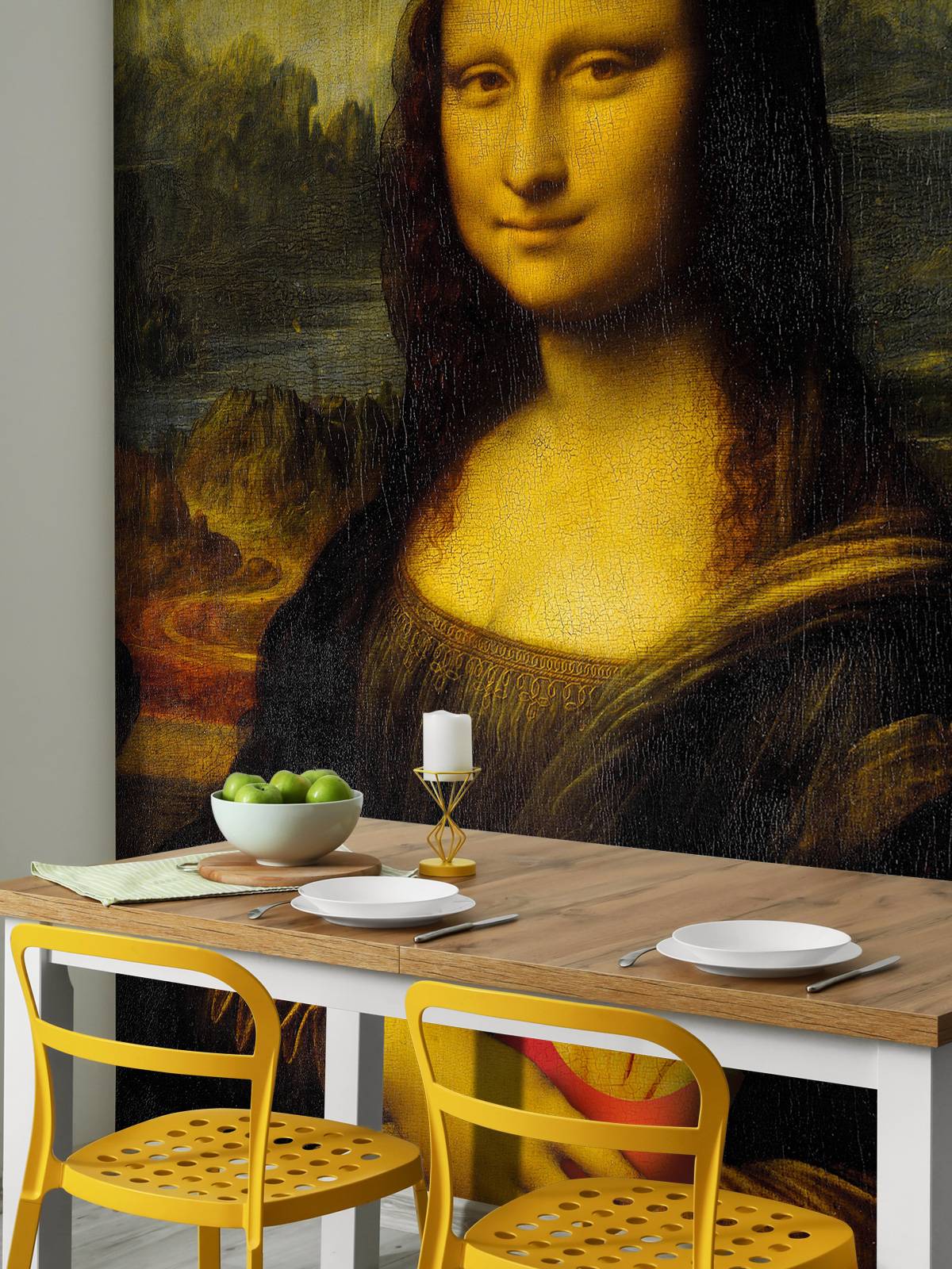 Mona Lisa med pommes frites