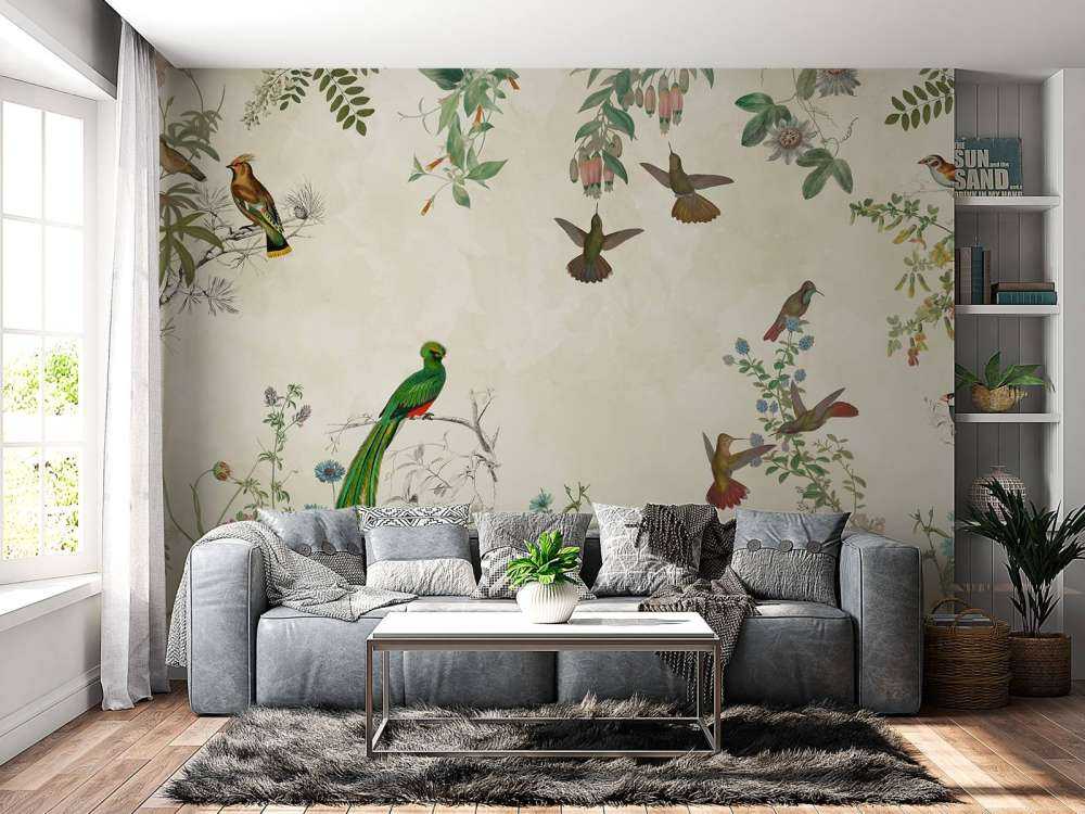 Fields Flower and Birds 2