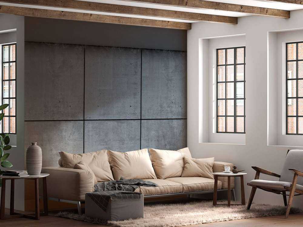 Boksesæk med konkret tapet