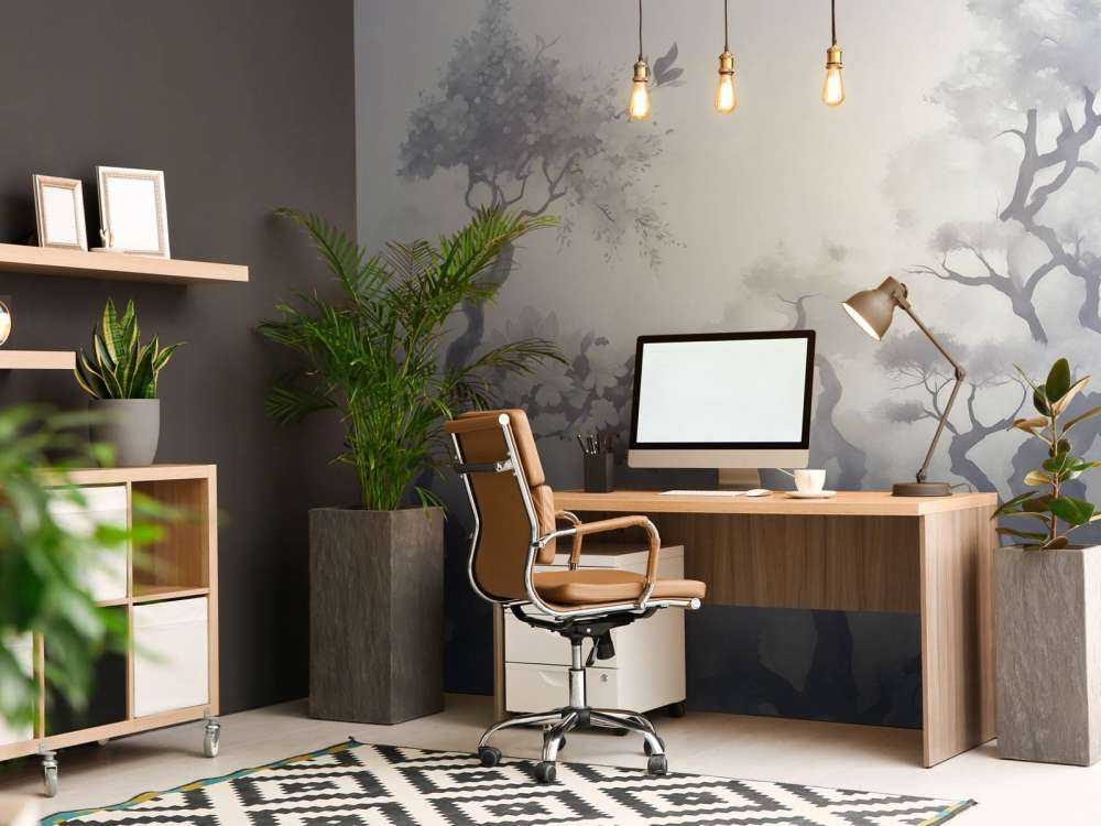 Blomstrende træer Brune