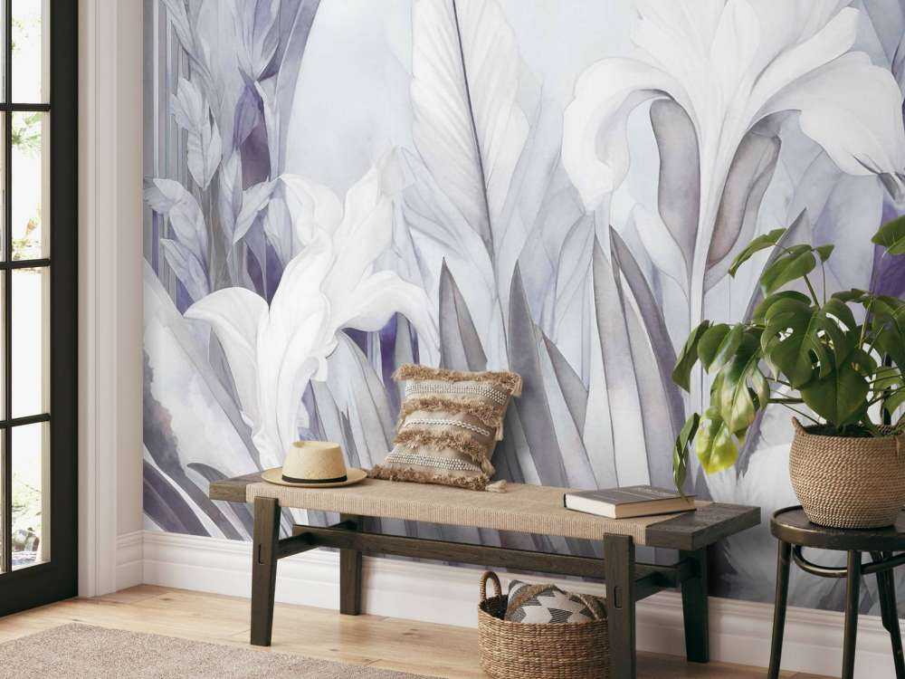 Iris ved solopgang lilla