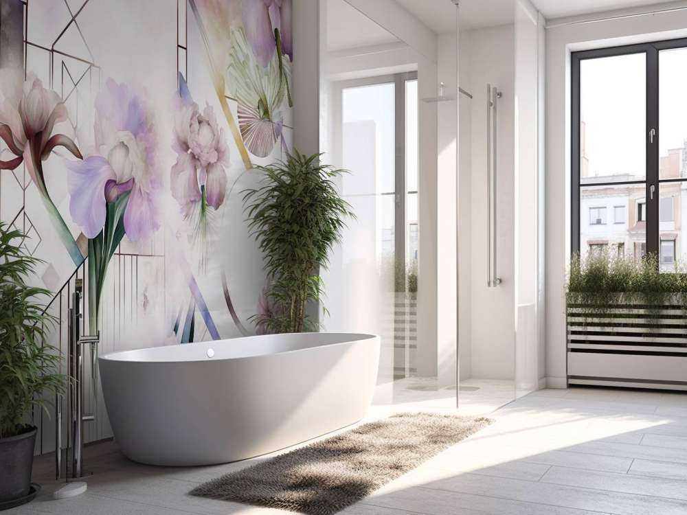 Akvarelle Geometri Pink