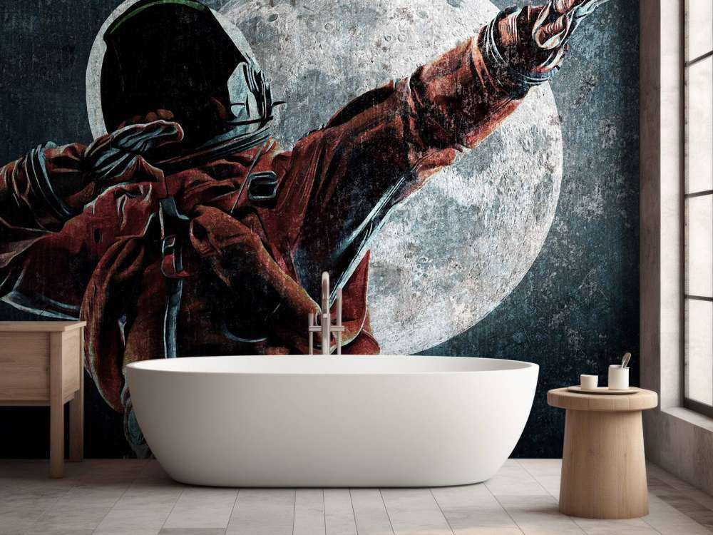 Astronaut som gör dab