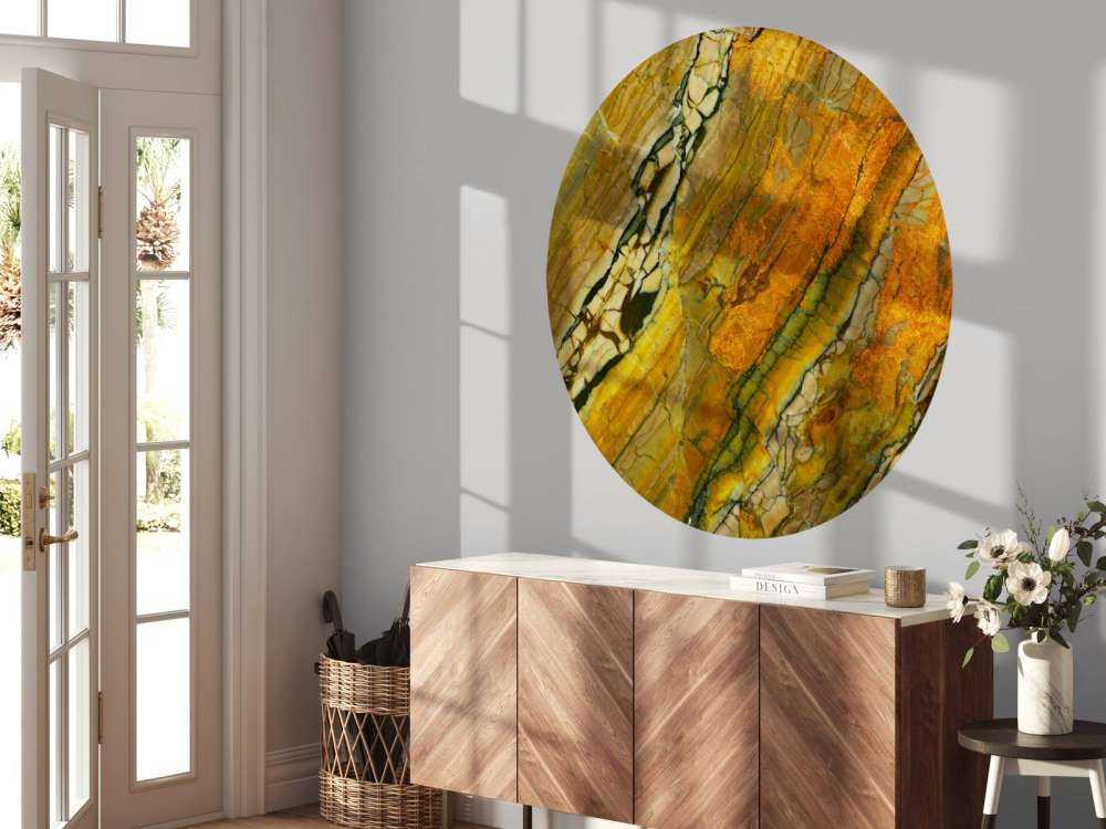 Marmor med mosaikstruktur