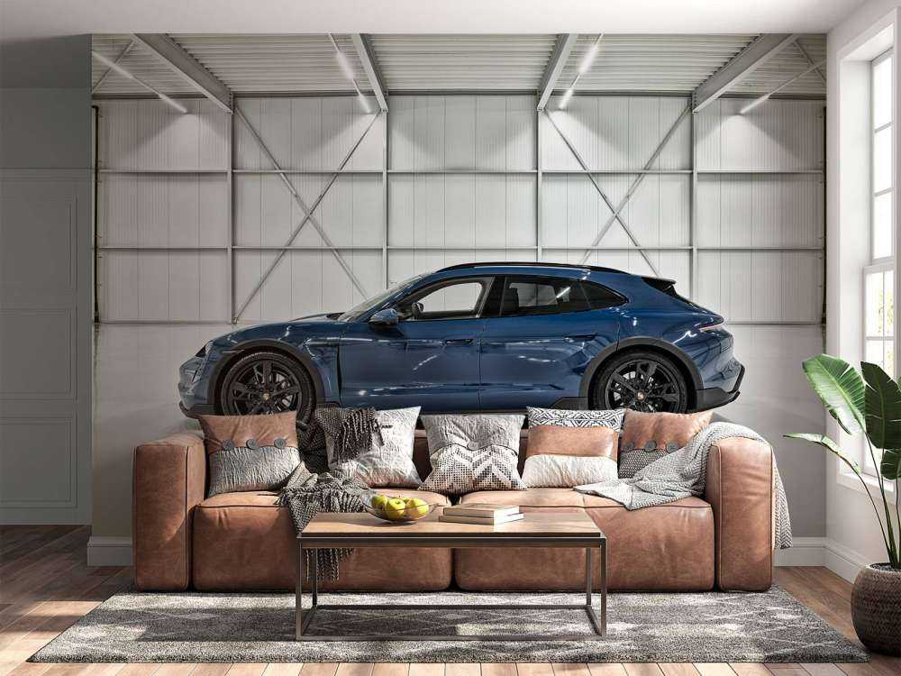 Porsche i industrihallen