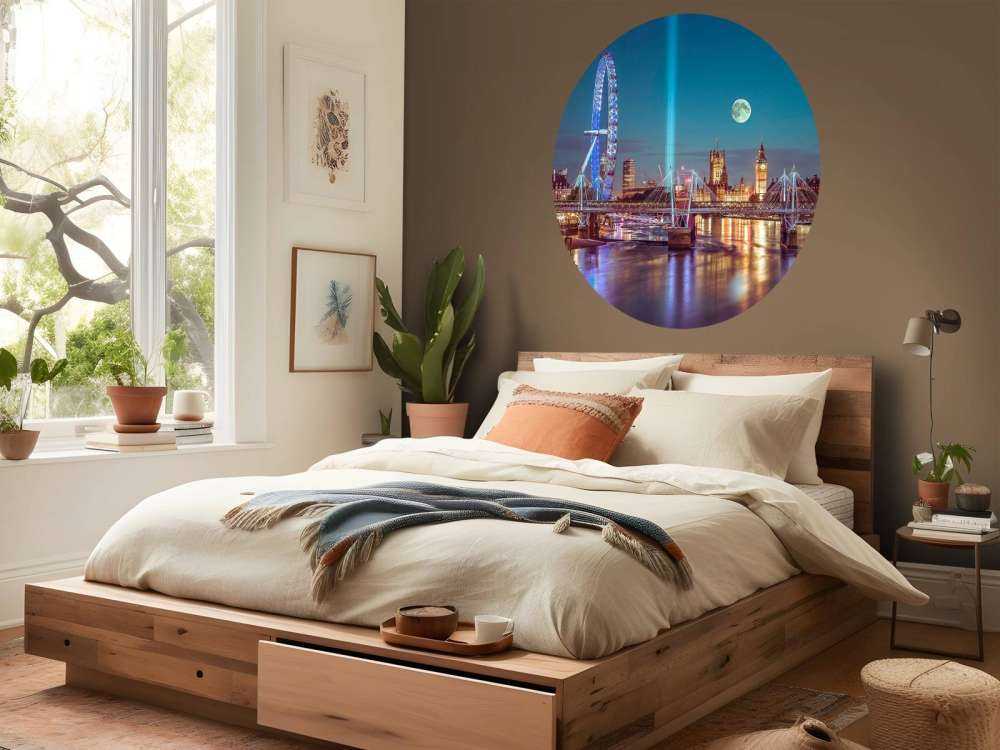 Westminster med fullmåne