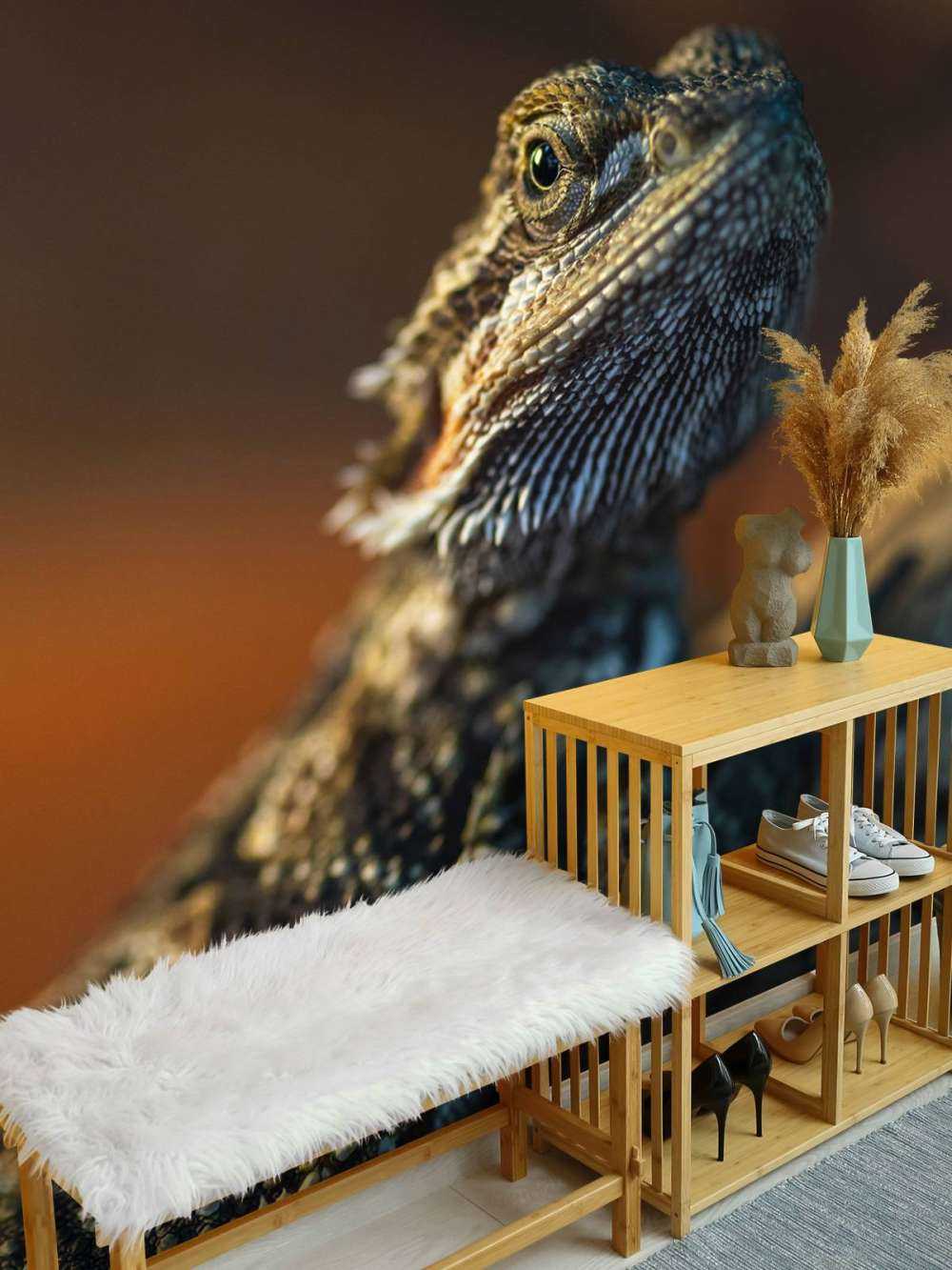 Närbild av kameleon