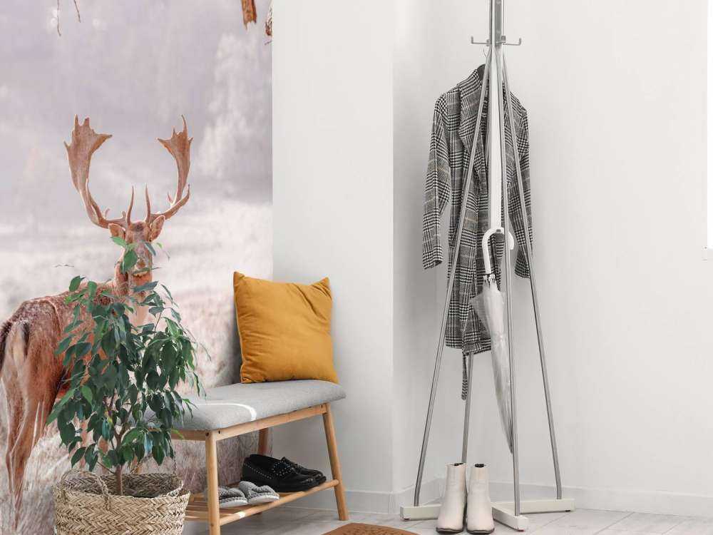 Rådjur på ett fält