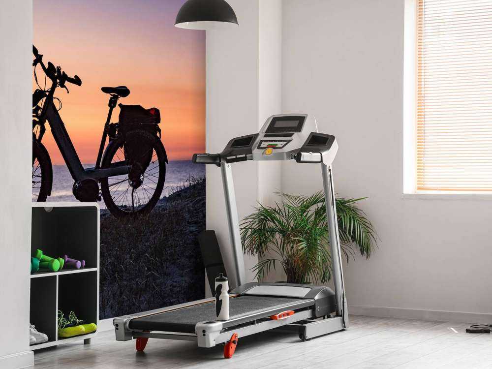 Cykel vid ett hav