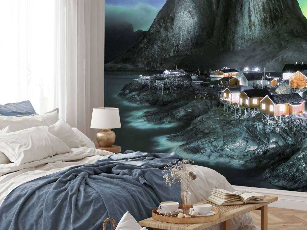 Norrsken ovanför Hamnøy