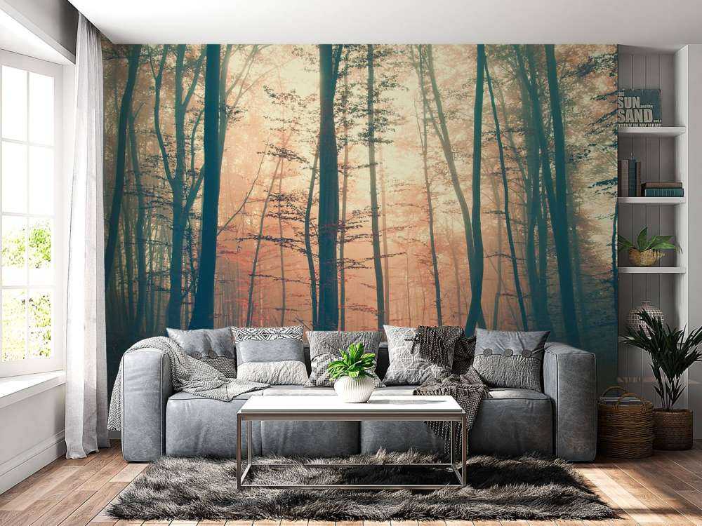 Vintage färger skog