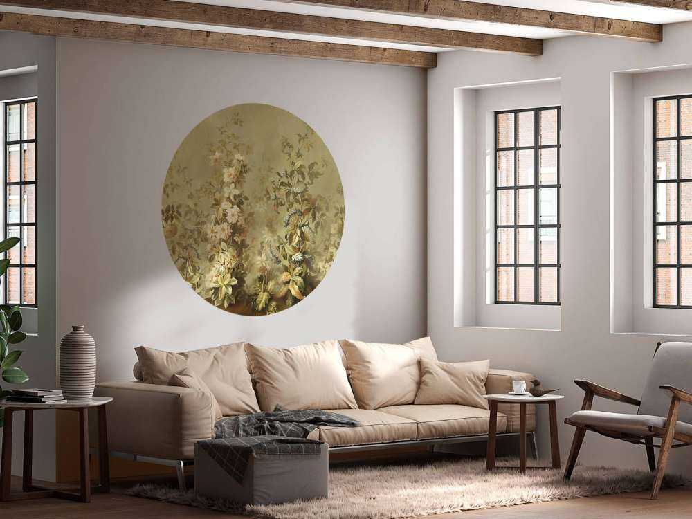 Vintage olivgrön klematis