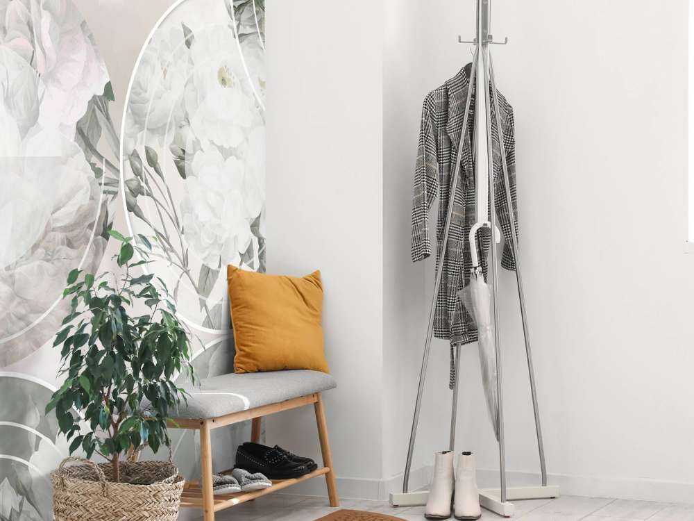 Tidlös Blomster Elegans - Mjuk Vit