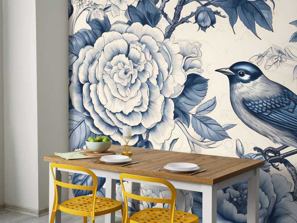 Floral Serenitet Prydnad