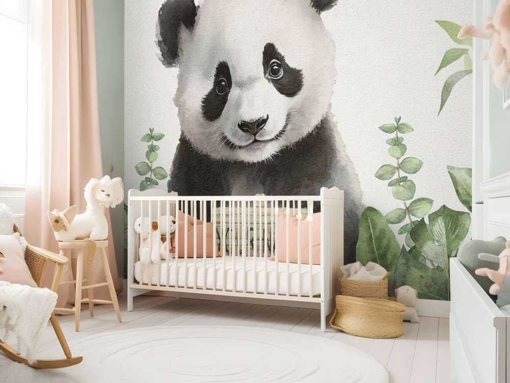 Pandabarn i djungeln