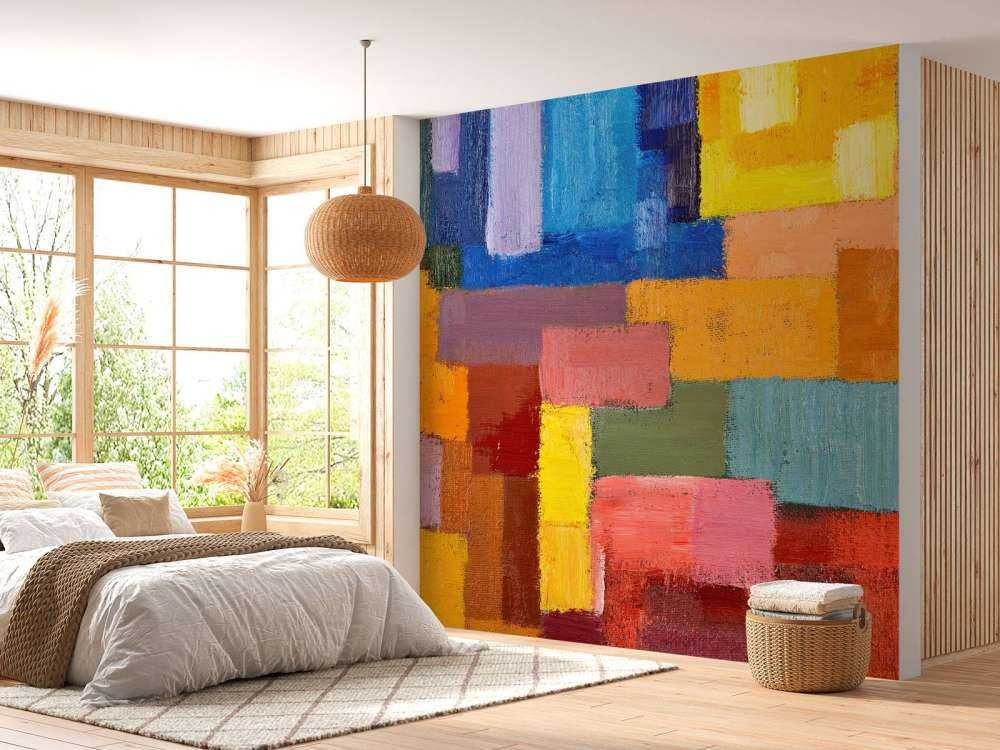 Färgglad ytfördelning