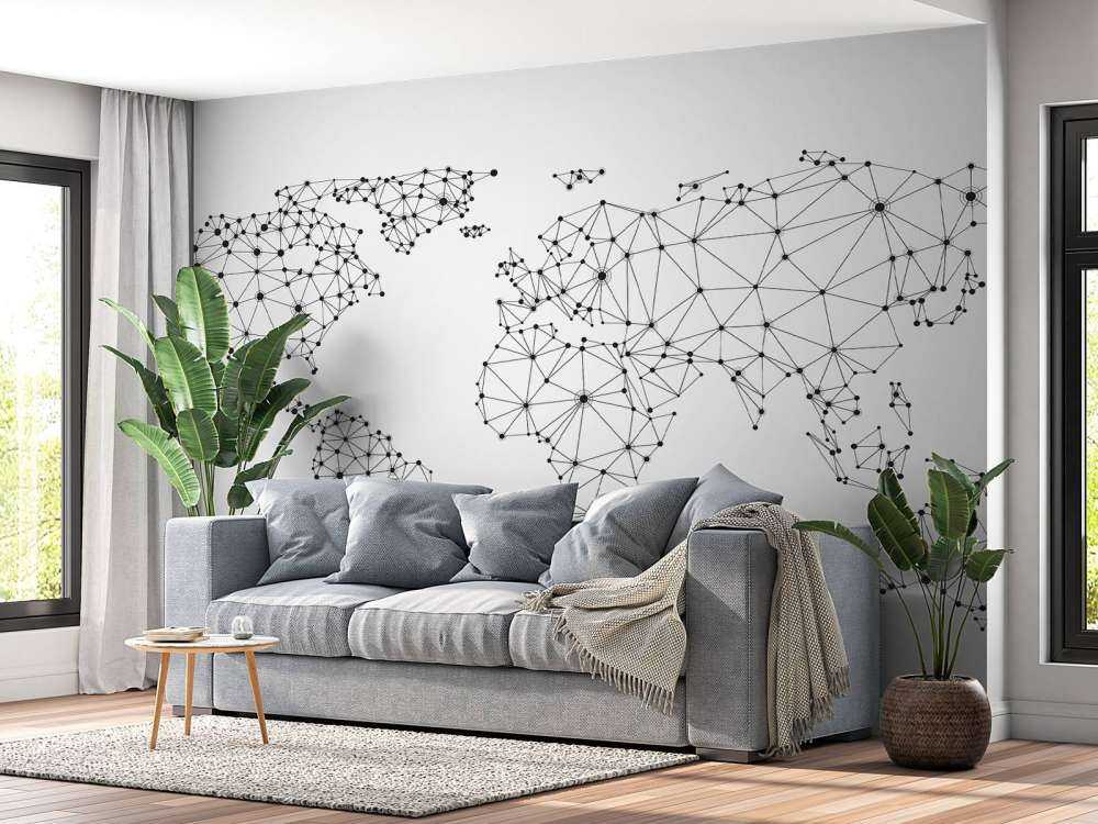 Geometrisk världskarta