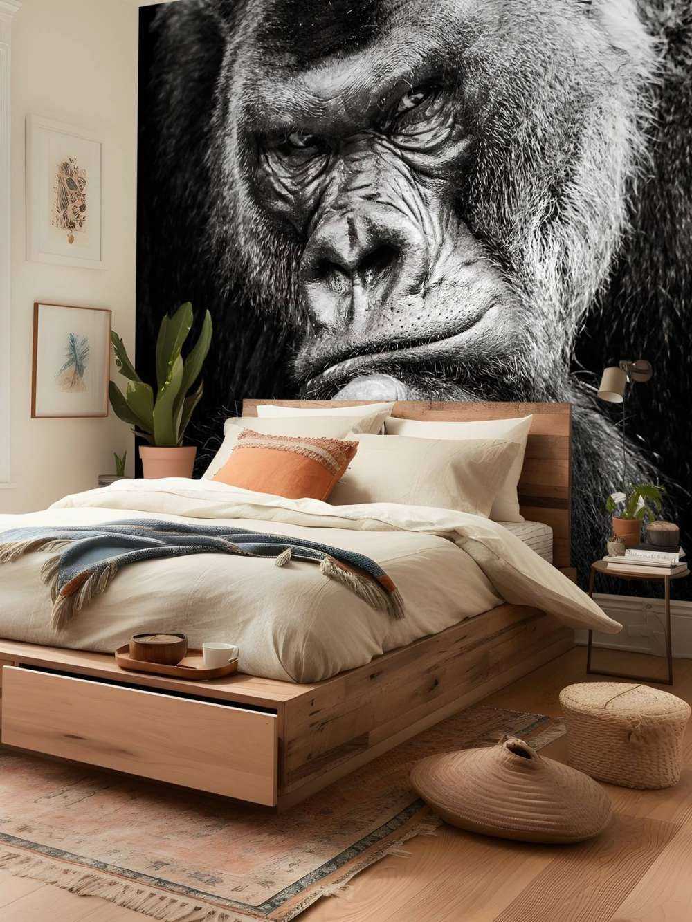 Närbild av en gorilla