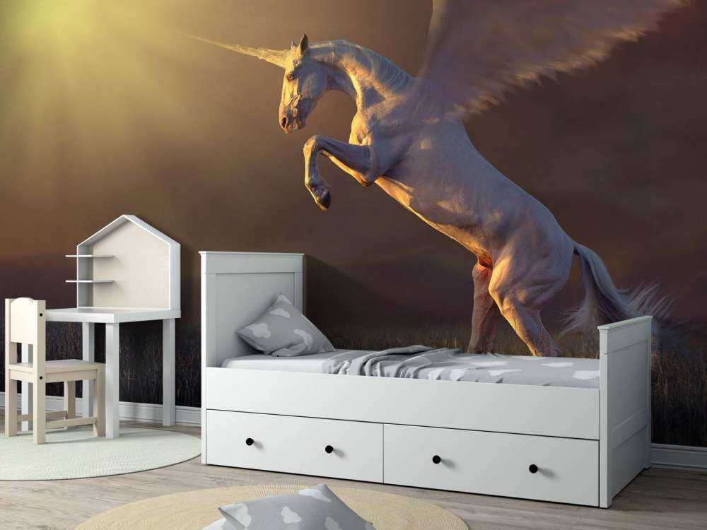 Enhjørning med vinger