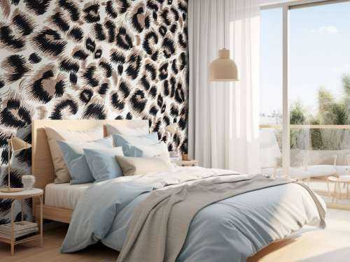 Beige farget panter pels
