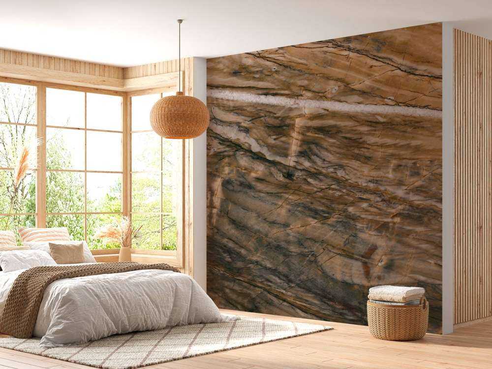 Marmor med gul fargetone