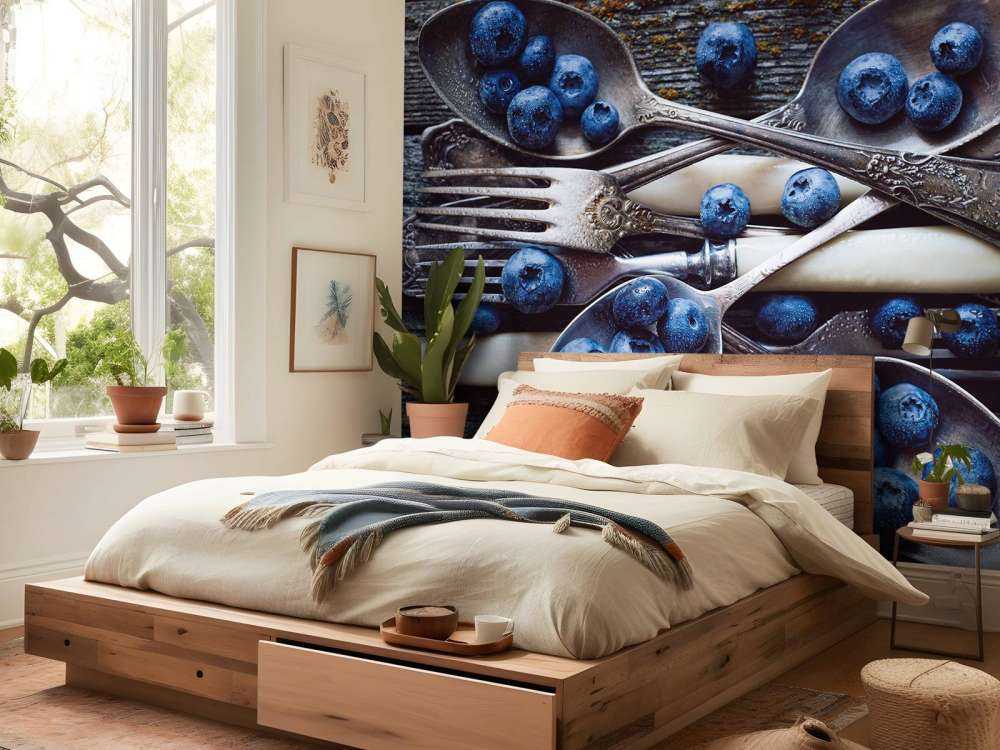 Spoons Blueberries
