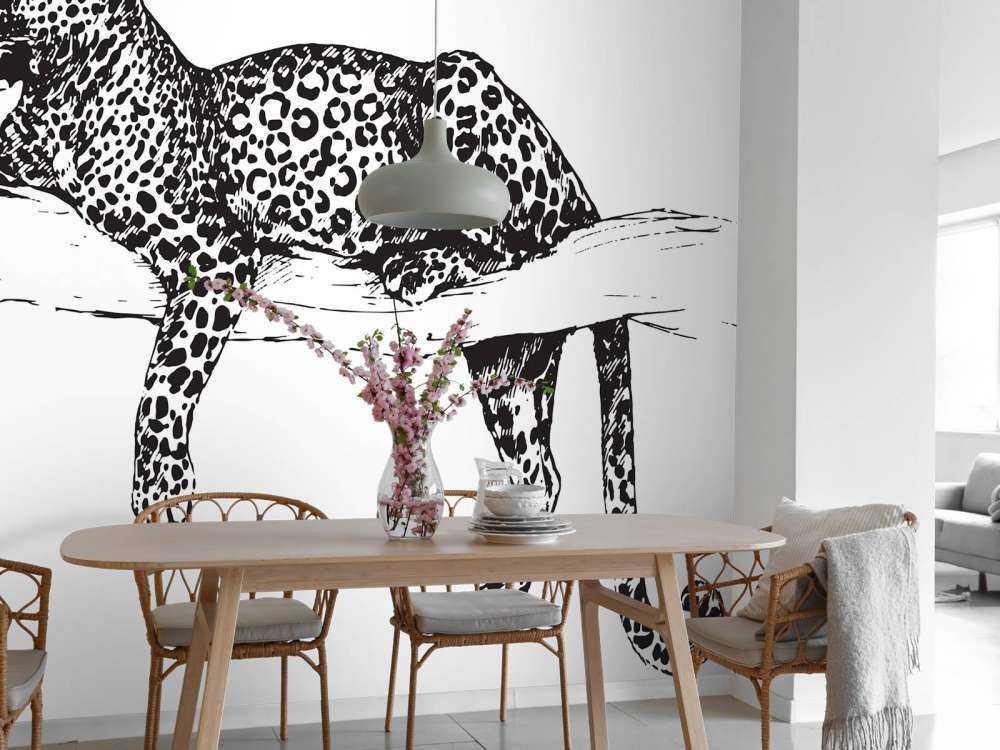 tegnet leopard