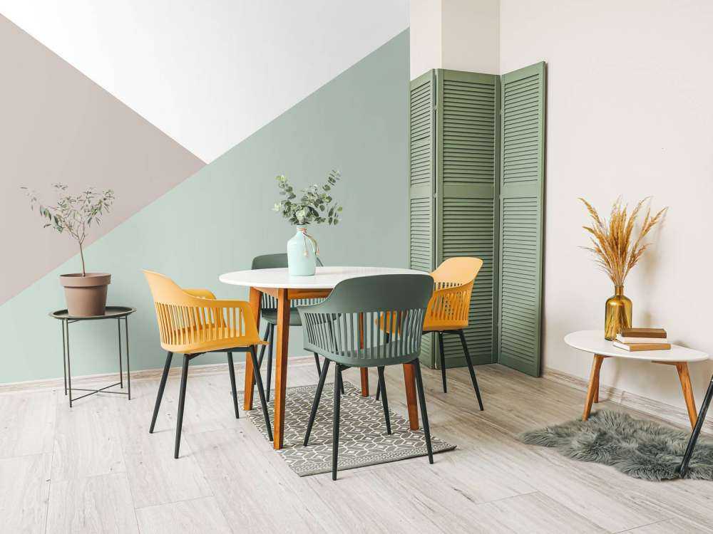 Pastellfargede trekanter