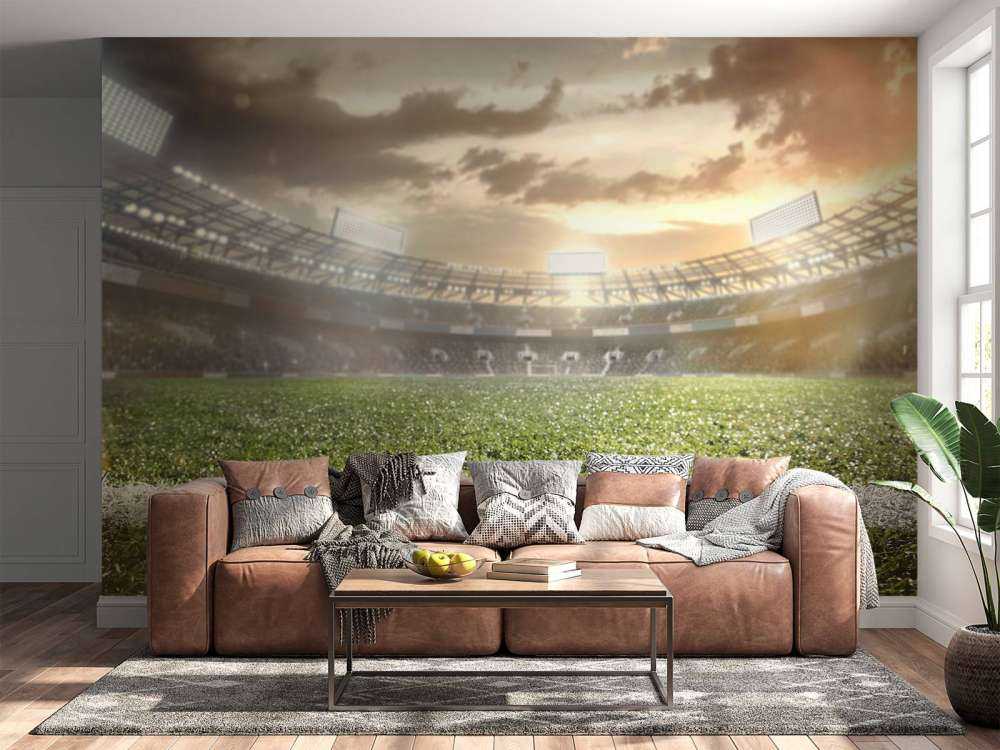 Stadion med kunstgress