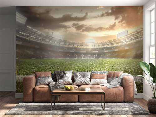 Stadion med kunstgress