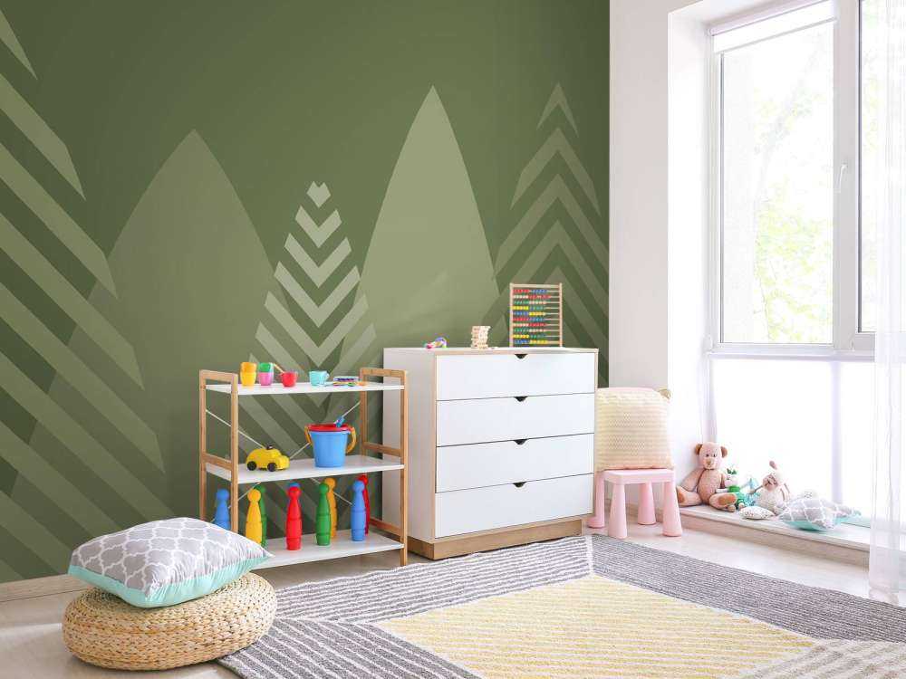 Høye fjell, grønne