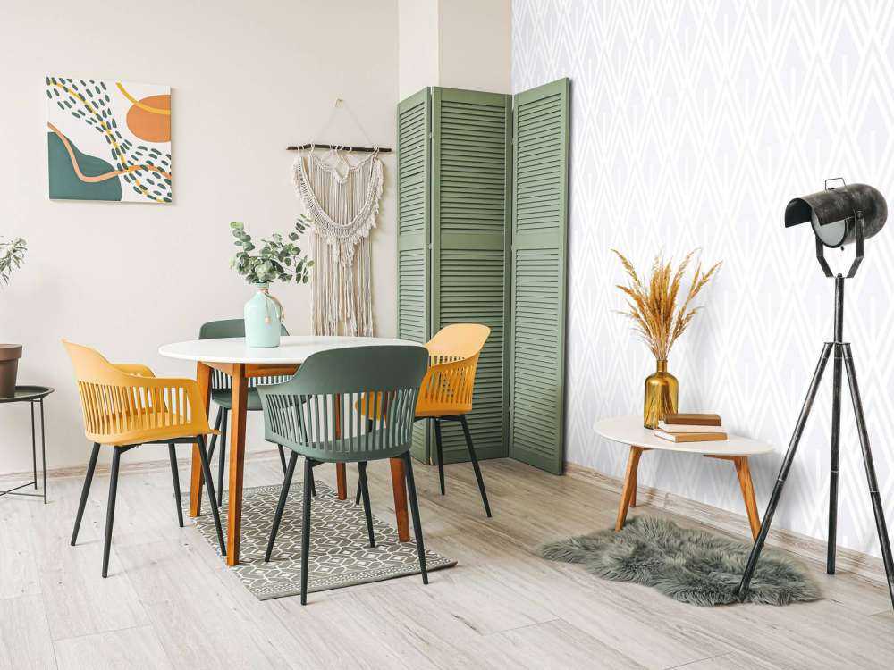 Grå vintage art deco